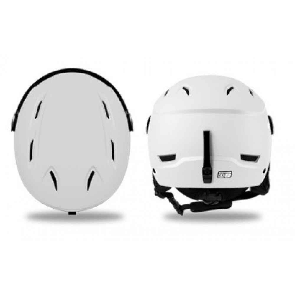Шлем для сноуборда BLUR V-021 с синим визором (белый)