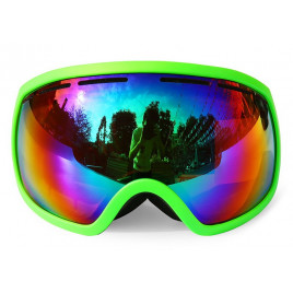 Очки горнолыжные защитные BOLLFO BF670 (зеленый-разноцветный)