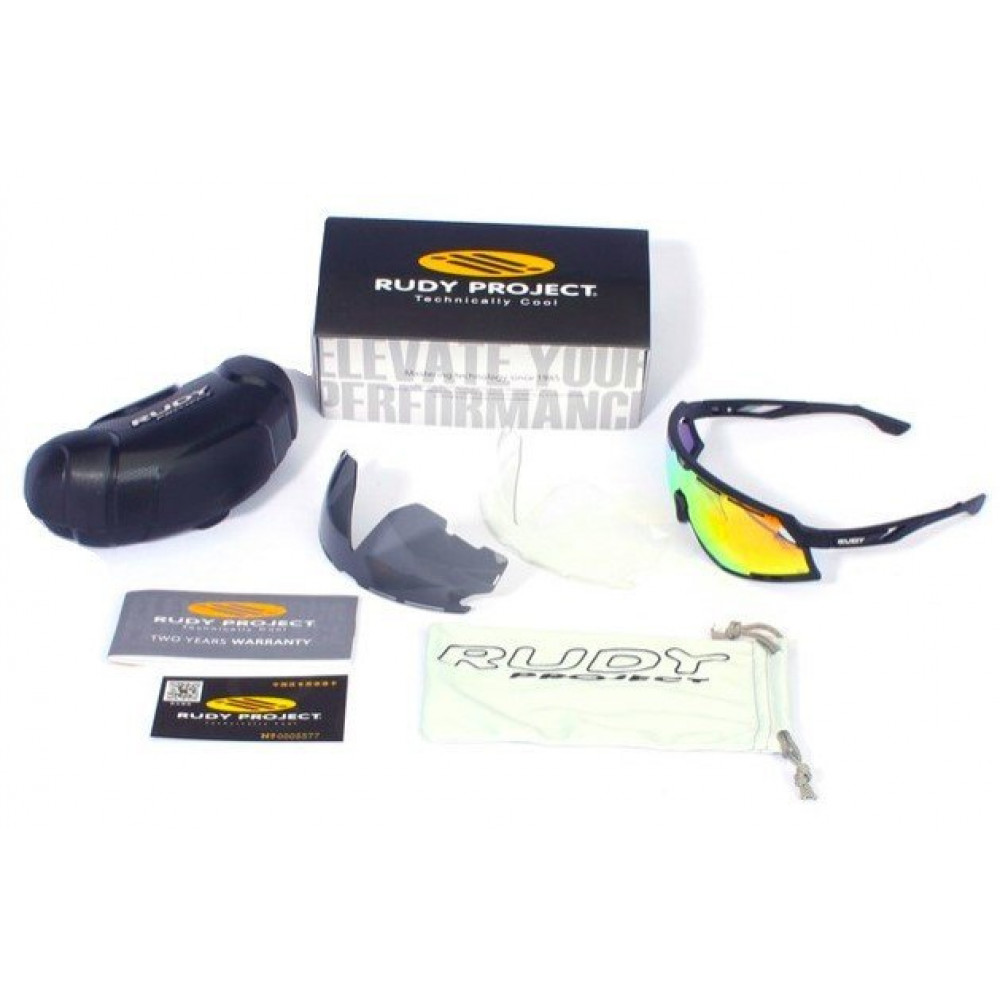 Спортивные очки RUDY PROJECT TR9 с поляризацией (черный-желтый)