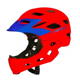 Шлем велосипедный детский CAIRBULL 47 (красный-синий)