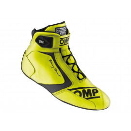 Ботинки для картинга OMP RACING SPIRIT с омологацией FIA (желтый)