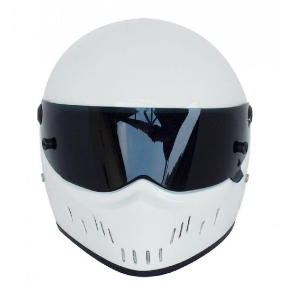 Шлем для картинга CRG ATV-2 черный визор (белый)