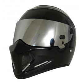 Шлем для картинга CRG ATV-4 серебряный визор (черный)