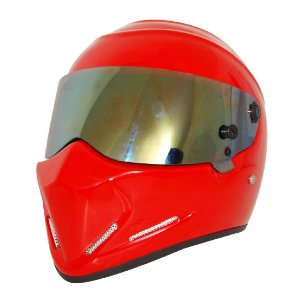Шлем для картинга CRG ATV-4 цветной визор (красный)