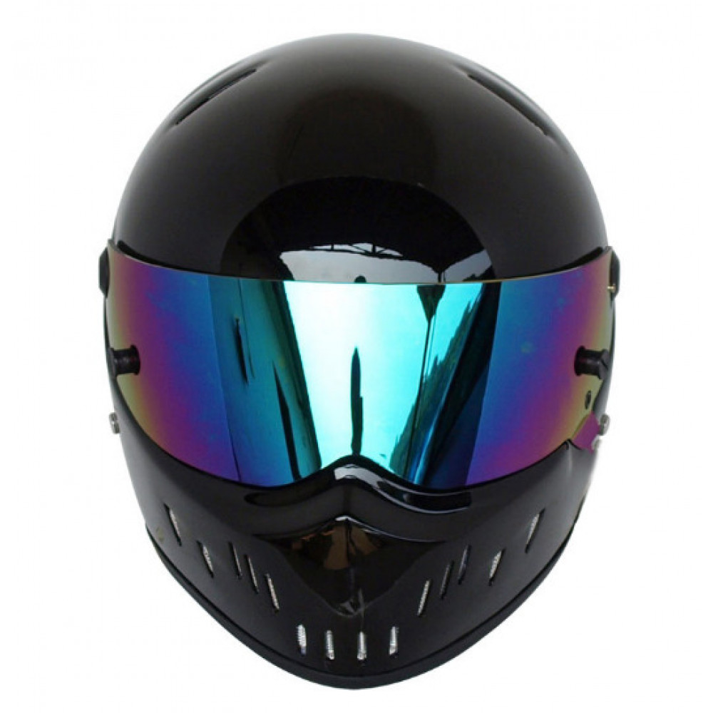 Шлем для картинга CRG ATV-2 цветной визор (черный)