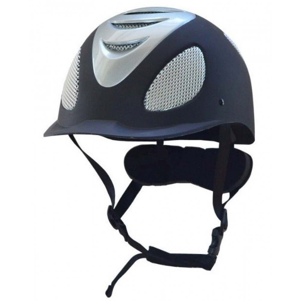 Шлем для верховой езды HORSEMAN 53-61 (черный)