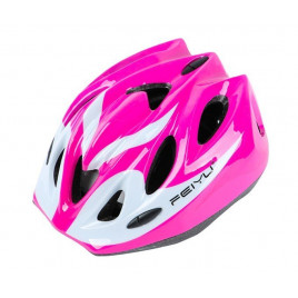 Шлем велосипедный детский FIAOS 007 (розовый-белый)