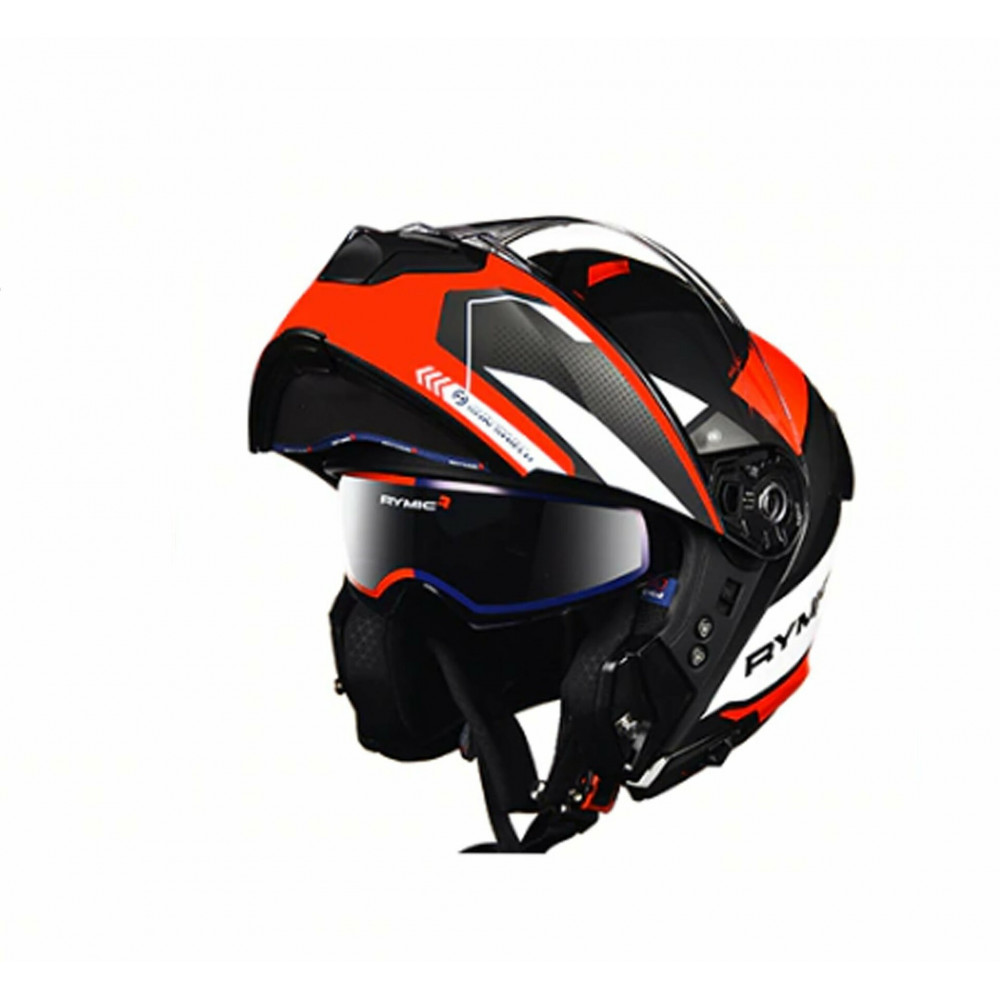 Шлем для картинга DOT MS-23 (черно-красно-белый)