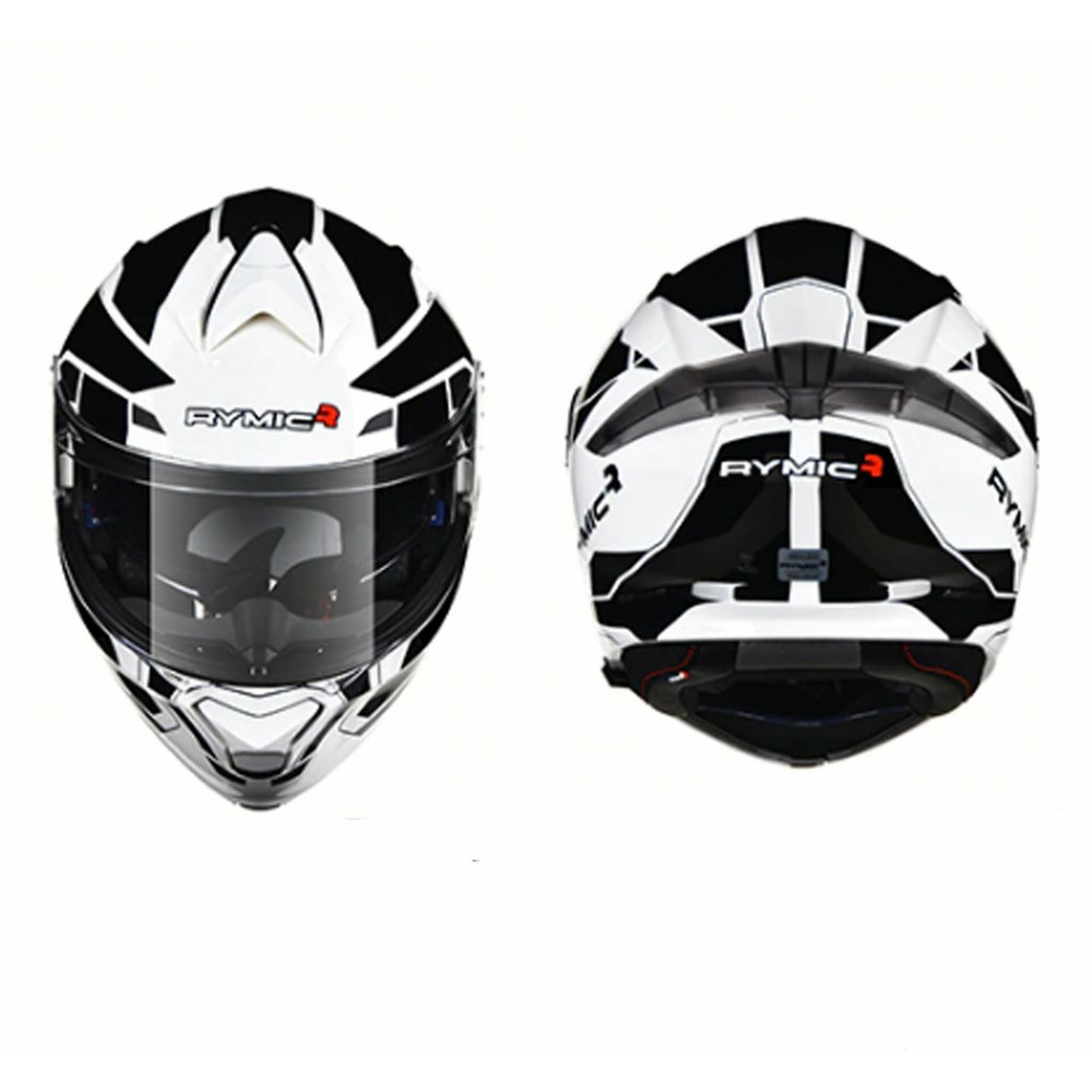 Шлем для картинга DOT MS-23 (черно-белый)