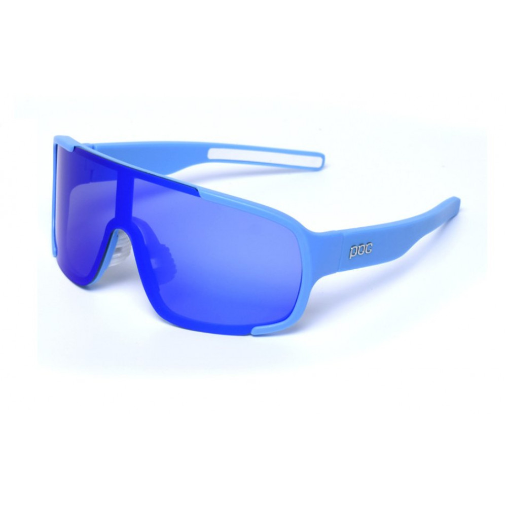 Очки для велосипеда POC ASPIRE с поляризацией (голубая оправа)