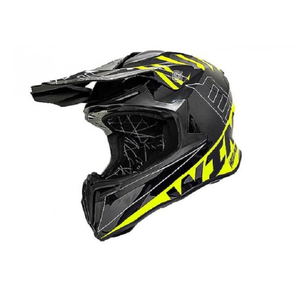 Шлем для мотокросса VIRTUE 902 (черно-желтый)