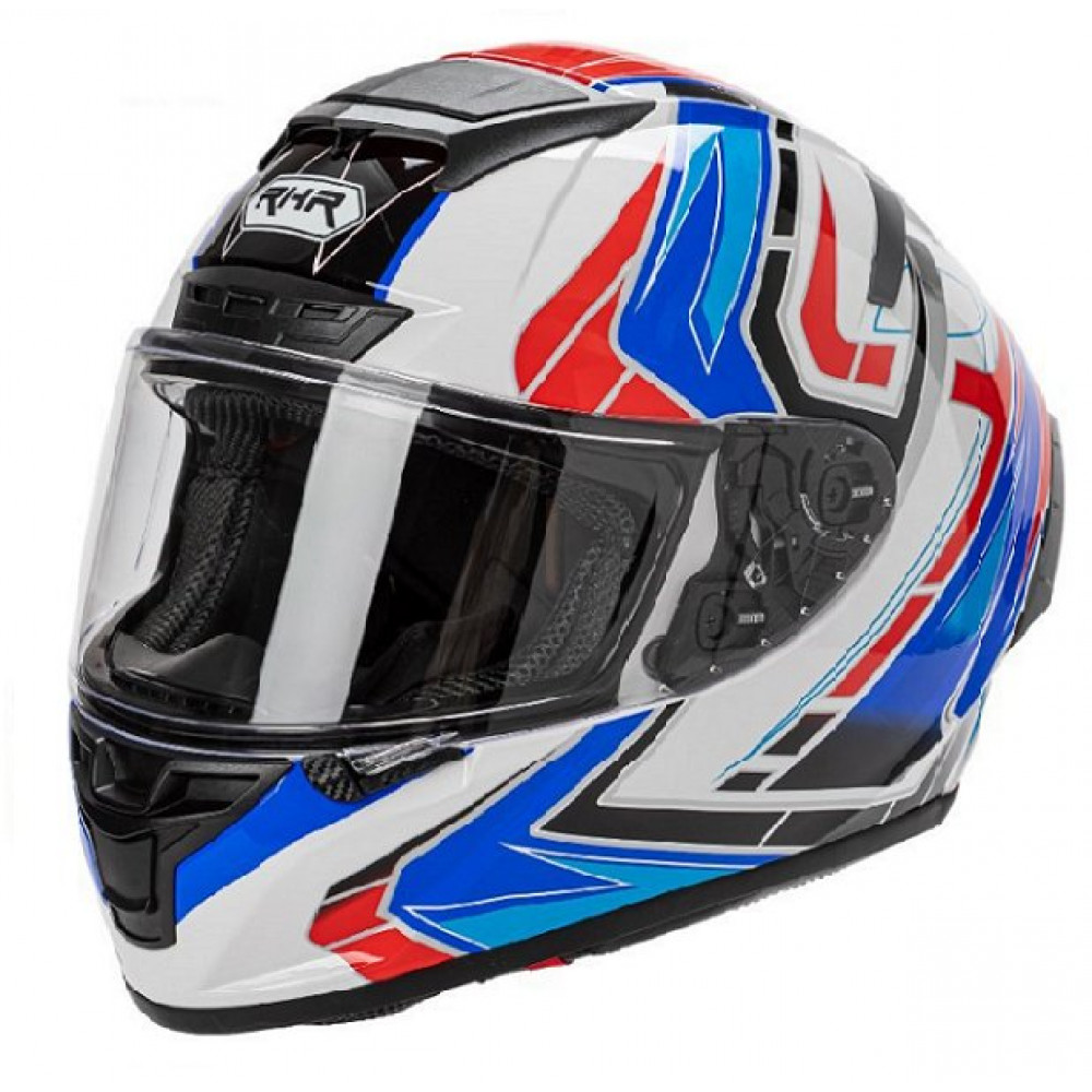 Шлем для картинга RHR FF326 (синий-красный-белый)
