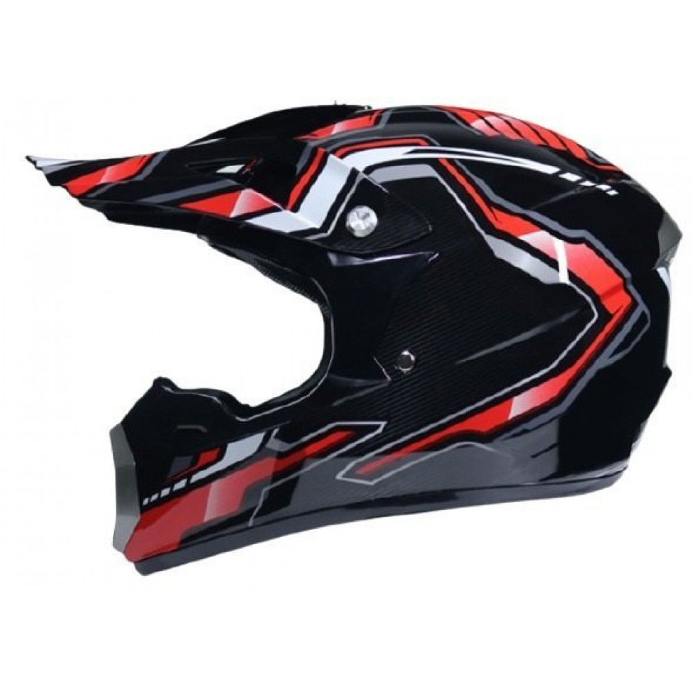 Шлем для квадроцикла KTM ER-42 (черный-красный-белый)
