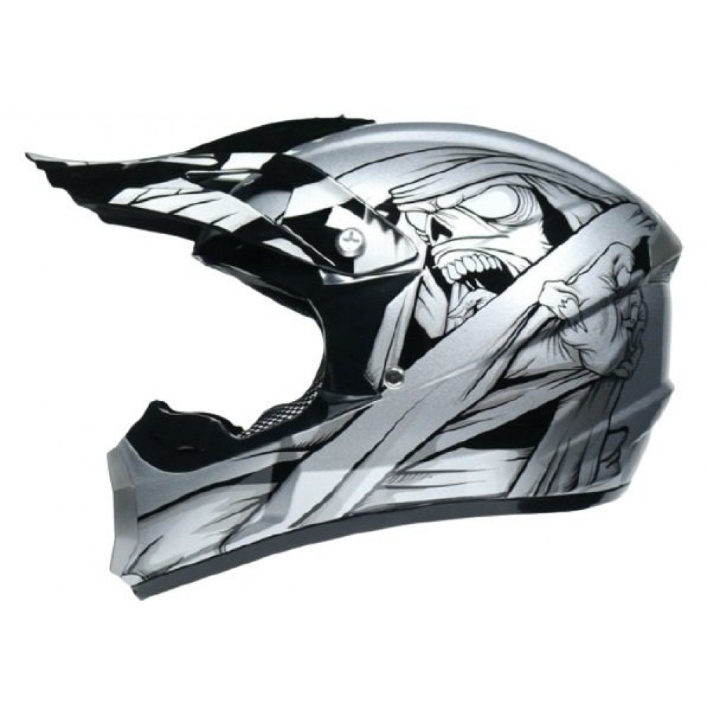 Шлем для квадроцикла KTM ER-42 (серебряный)