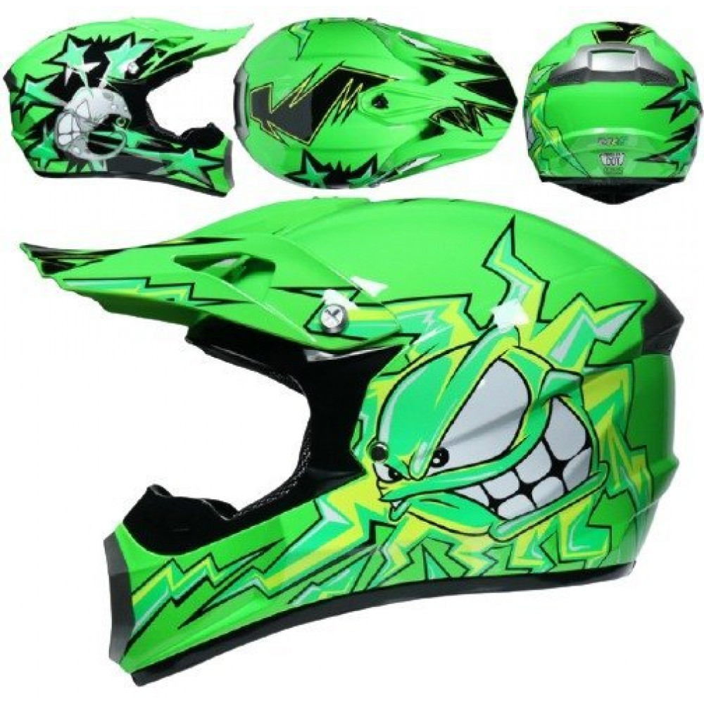 Шлем для квадроцикла KTM ER-42 (салатовый)