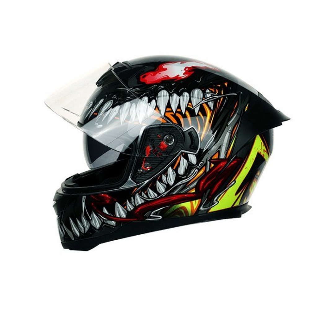 Шлем для квадроцикла JIEKAI JK300 (черный челюсть)