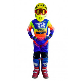 Детский костюм для мотокросса TR (красный-желтый-синий)