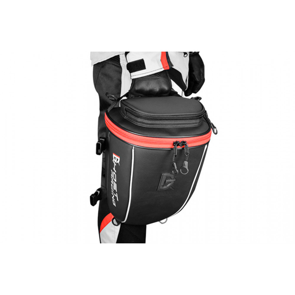 Мотосумка GHOST RACING CWB06 на сиденье (черный-красный) - купить по ...