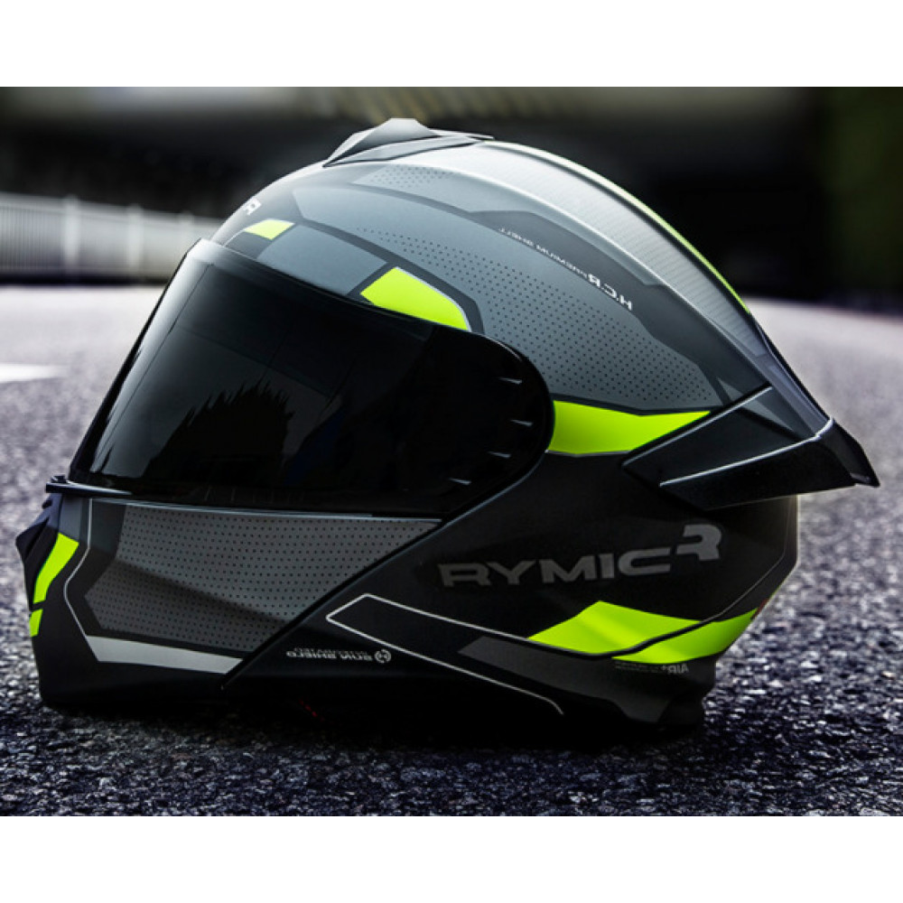 Шлем для квадроцикла RYMIC RANGER 935 (черный-салатовый)