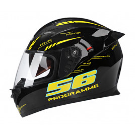Шлем для автоспорта DFG TB6 (черный-желтый)