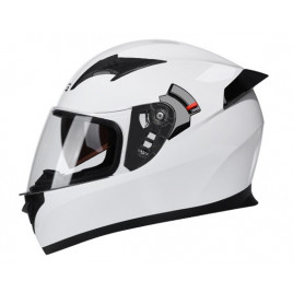 Шлем для автоспорта DFG TB6 противотуманный визор (белый)