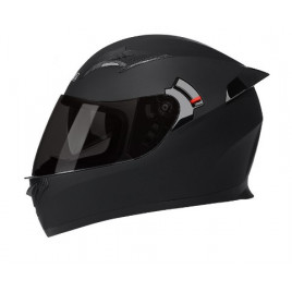 Шлем для автоспорта DFG TB6 черный визор (черный матовый)