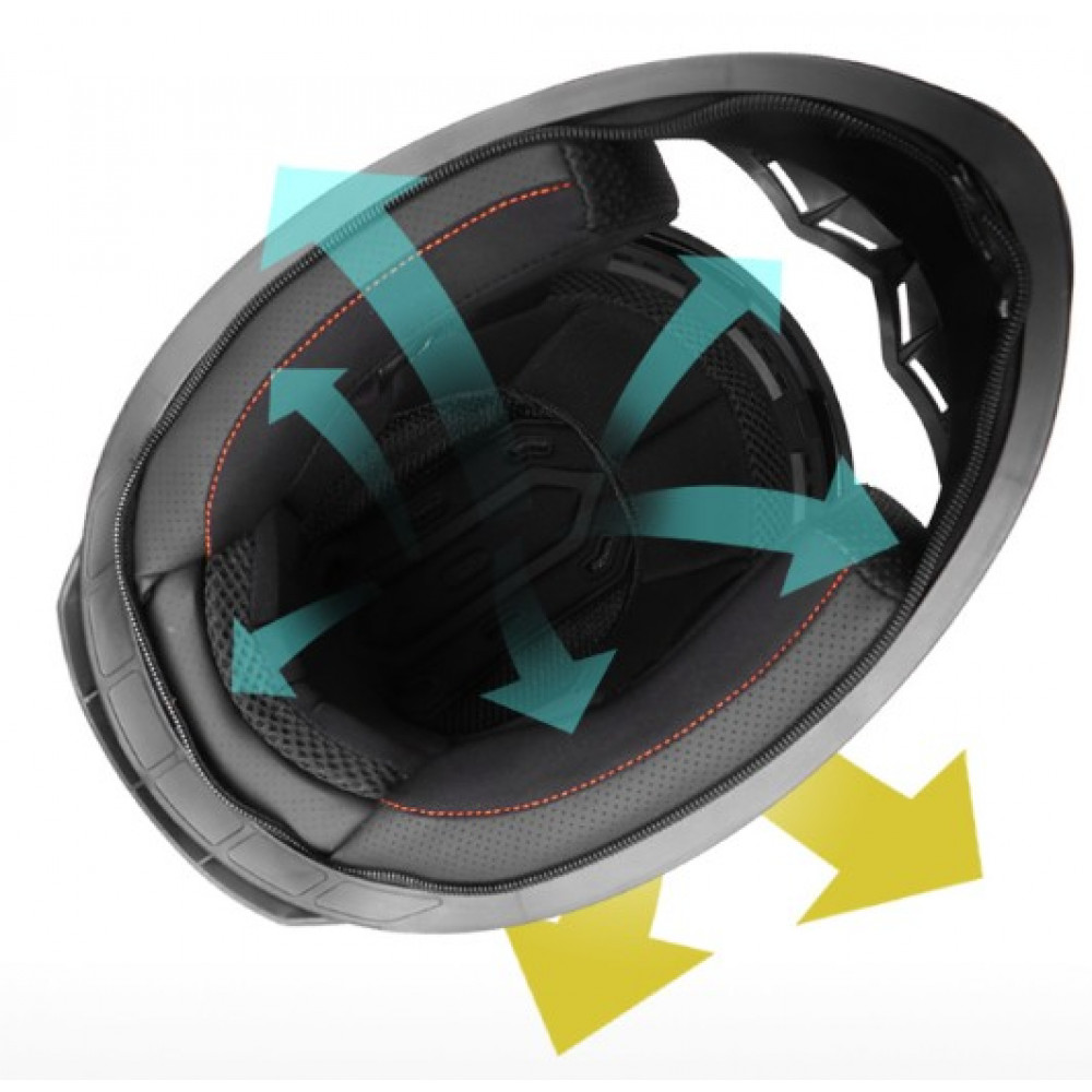 Шлем для автоспорта DFG TB6 черный противотуманный визор (черный матовый)