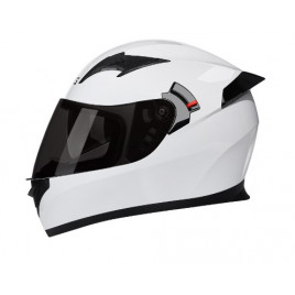 Шлем для автоспорта DFG TB6 черный противотуманный визор (белый)