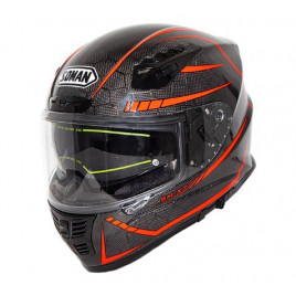 Шлем для мотоцикла SOMAN SM-X7 (черный-красный)