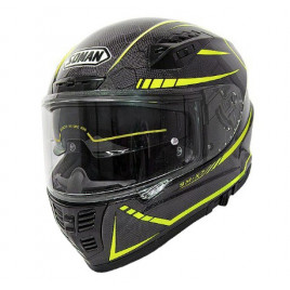 Шлем для мотоцикла SOMAN SM-X7 (черный-желтый)