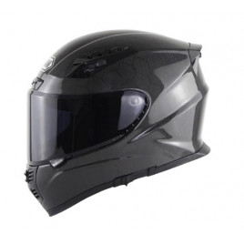 Шлем для мотоцикла SOMAN SM-X7 с черным визором (черный)