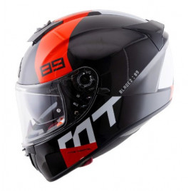 Шлем для квадроцикла MT BLADE 2 (черный-красный-белый)