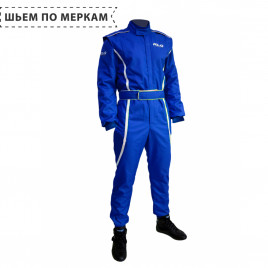 Комбинезон для картинга RLG K14-3X1 FIA детский (синий)