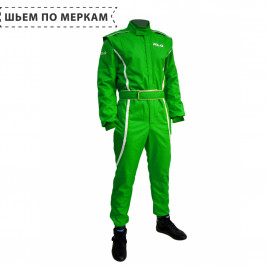 Комбинезон для картинга RLG K14-3X1 FIA детский (зеленый)