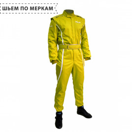 Комбинезон для картинга RLG K14-3X1 FIA детский (желтый)