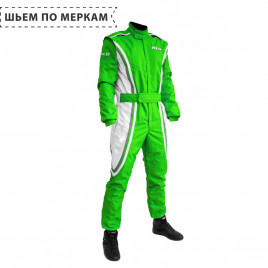 Комбинезон для картинга RLG K14-3X3 FIA детский (зеленый)