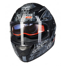 Шлем для мотоцикла LS2 FF320 (серый Мумия)