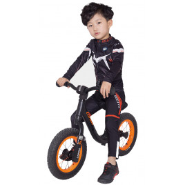 Велокостюм ROGTYO QXF-1 детский теплый (черный-белый)