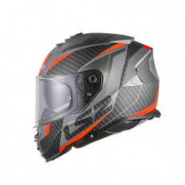 Мотоциклетный шлем LS2 FF800 (черный-серый-оранжевый)