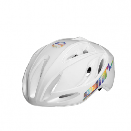 Шлем велосипедный SUNRIMOON TS-42 (белый-разноцветный)