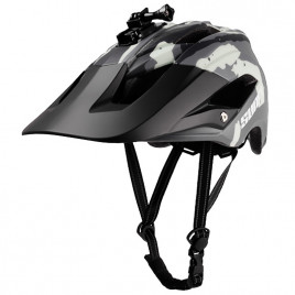 Шлем велосипедный SUNRIMOON TS-45 (черный-камуфляжный)