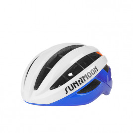 Шлем велосипедный SUNRIMOON CS-57 (белый-синий)