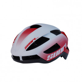 Шлем велосипедный SUNRIMOON TS-113 (белый-красный)
